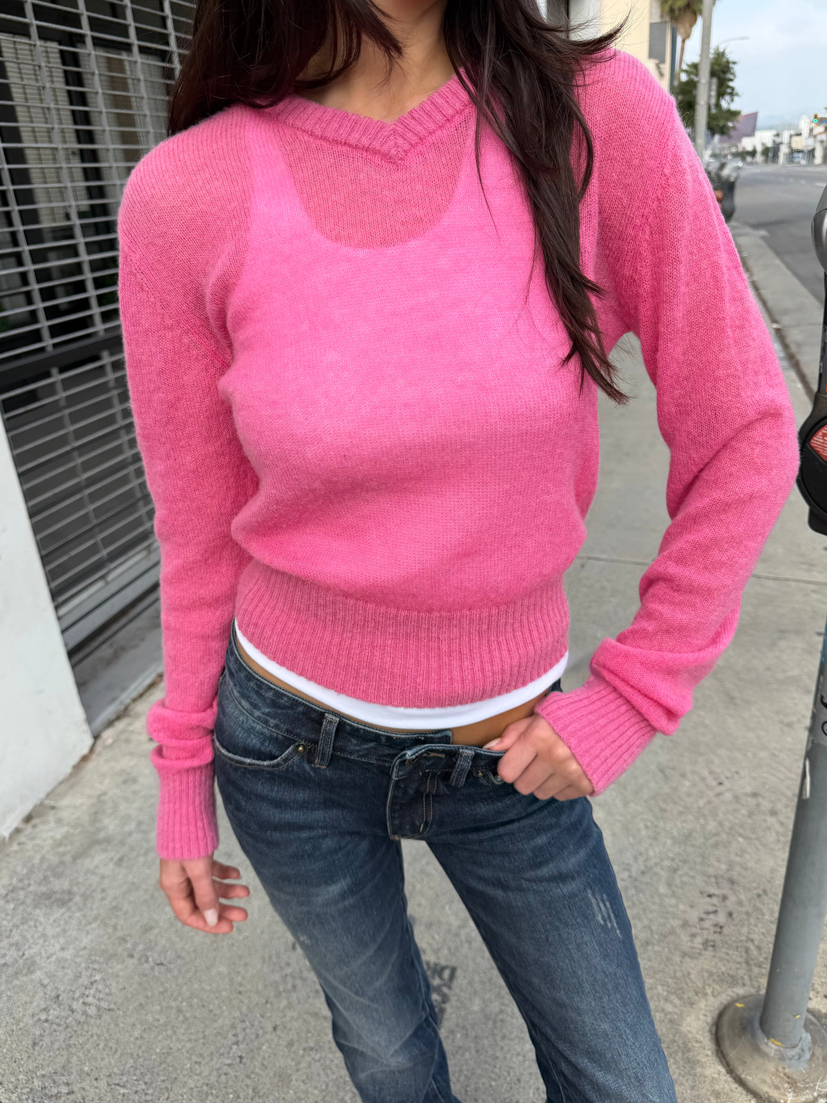Layering Knit - Pink