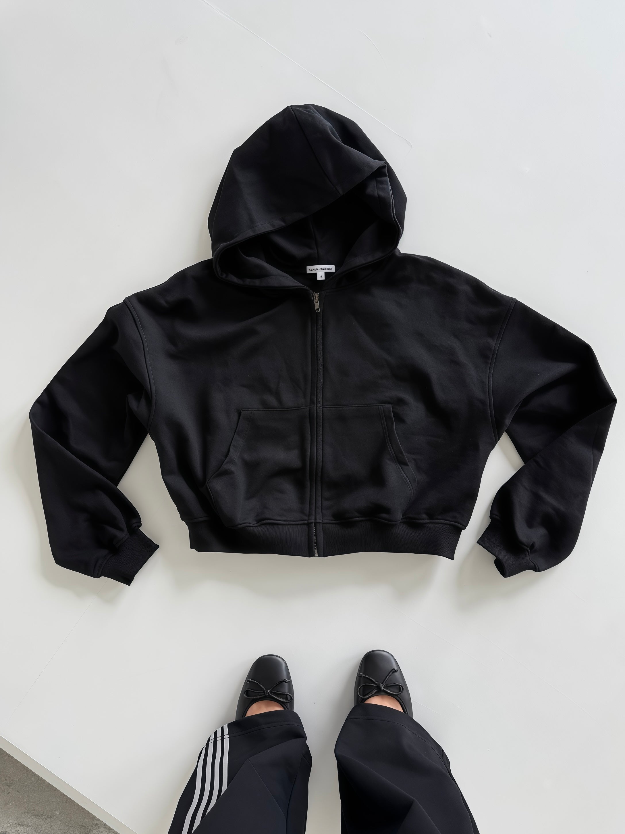 Everyday Zip Hoodie - Black
