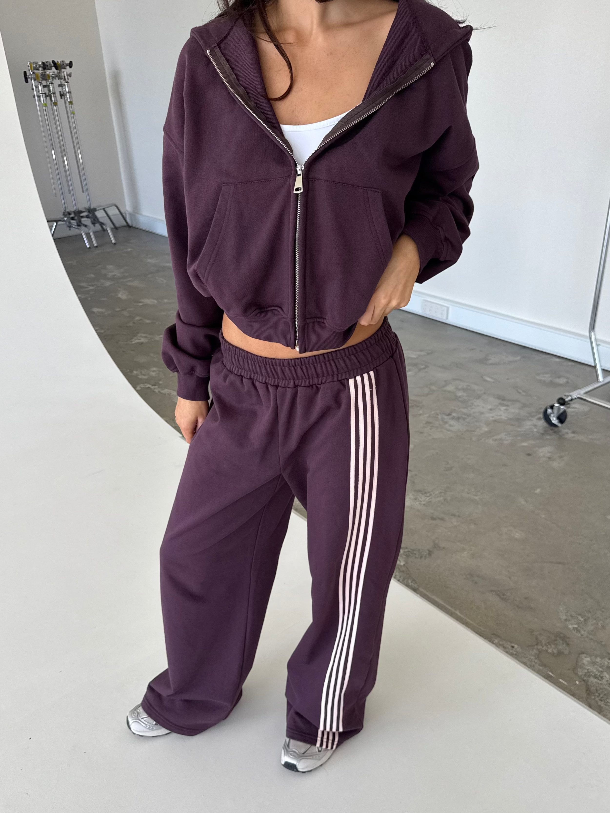 Tracksuit Set - Plum